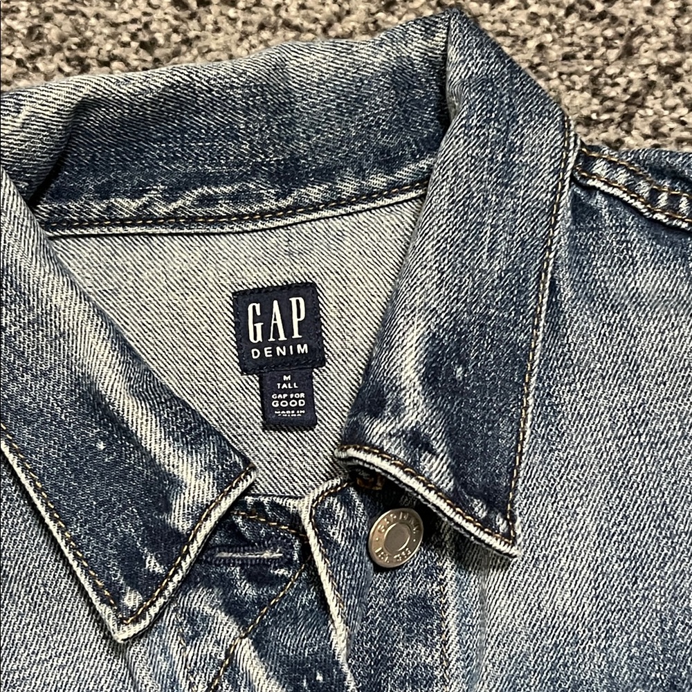 GAP Women's Denim Jacket Size Medium EUC - Picture 5 of 6
